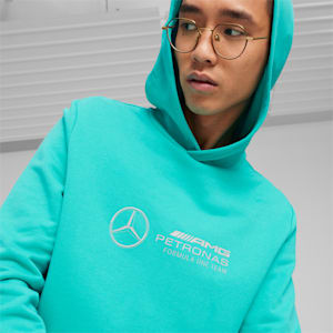 Chandail à capuchon Mercedes-AMG Petronas Motorsport, homme, Sheen Green, extralarge