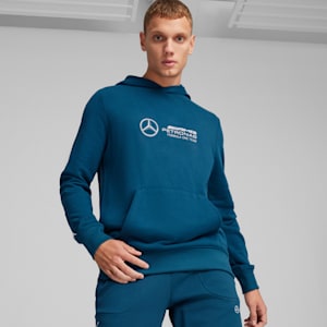 Sudadera con capucha para hombre Mercedes-AMG Petronas Motorsport, Ocean Tropic, extralarge