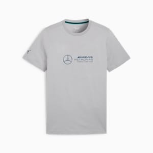 Playera para hombre Mercedes-AMG Petronas Motorsport Logo, Team Silver, extralarge