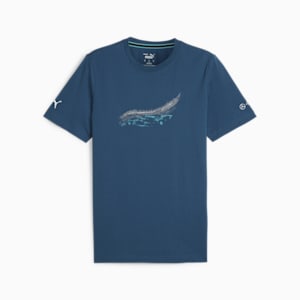 Mercedes-AMG Petronas Motorsport Car Graphic Men's T-shirt, Ocean Tropic, extralarge-IND