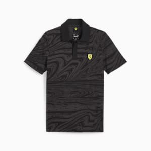 Scuderia Ferrari Race Men's Motorsport Graphic Polo, PUMA Black, extralarge-IND