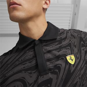 Playera tipo polo estampada para hombre Scuderia Ferrari Race Motorsport, PUMA Black, extralarge