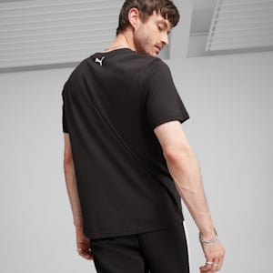 Scuderia Ferrari Race Big Shield Men's Motorsport Heritage Tee, PUMA Black, extralarge