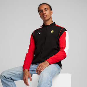 Scuderia Ferrari Race MT7 Men's Motorsport Track Jacket, PUMA Black, extralarge-IND