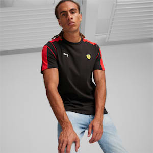 Scuderia Ferrari Race MT7 Men's Motorsport T-shirt, PUMA Black, extralarge-IND