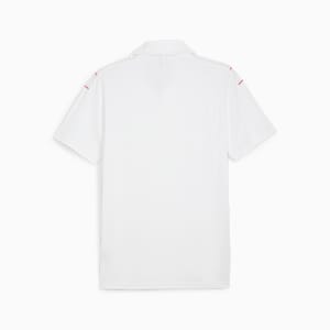 Playera tipo polo para hombre Scuderia Ferrari Race MT7, PUMA White, extralarge