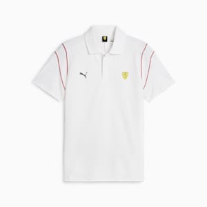 Scuderia Ferrari Race MT7 Men's Motorsport Polo, PUMA White, extralarge-IND