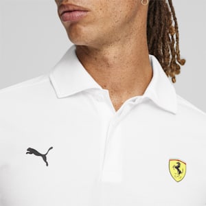 Scuderia Ferrari Race MT7 Men's Motorsport Polo, PUMA White, extralarge-IND