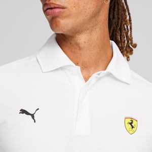 Scuderia Ferrari Race MT7 Men's Polo, PUMA White, extralarge