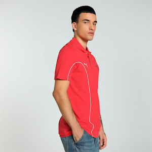 Scuderia Ferrari Men's Motorsport Polo, Rosso Corsa, extralarge-IND