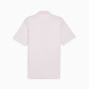 メンズ ゴルフ PUMA x ARNOLD PALMER MATTR チェッカード 半袖 ポロシャツ, White Glow-Pale Pink, extralarge-JPN