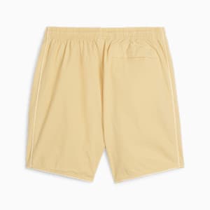 MMQ Men's Seersucker Shorts, Chamomile, extralarge