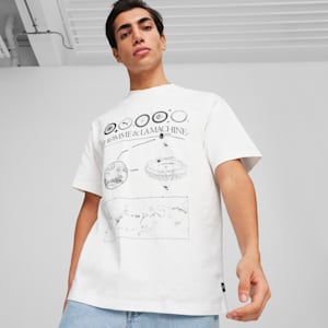 GRAPHICS Men's Relaxed Fit T-shirt, PUMA White, extralarge-IND