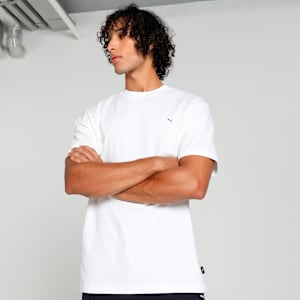 House of Graphics Men's Relaxed Fit T-shirt, PUMA White, extralarge-IND