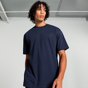 House of Graphics Men's Relaxed Fit T-shirt, PUMA Navy, extralarge-IND