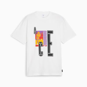 House of Graphics Ace Men's Tee, PUMA White, extralarge