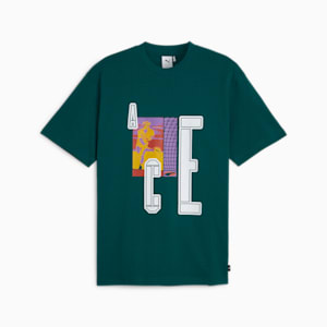 House of Graphics Ace Men's T-shirt, Malachite, extralarge-IND