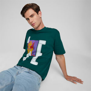 T-shirt House of Graphics Ace pour homme, Malachite, extralarge