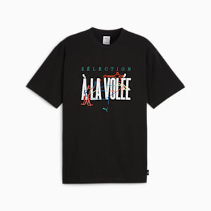 House of Graphics À LA VOLÉE Men's T-shirt, PUMA Black, extralarge-IND
