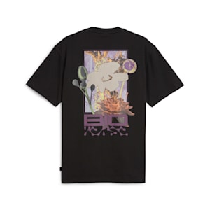 ユニセックス PUMA x PERKS AND MINI グラフィック 半袖 Tシャツ, PUMA Black, extralarge-JPN