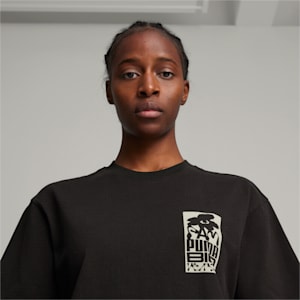 ユニセックス PUMA x PERKS AND MINI グラフィック 半袖 Tシャツ, PUMA Black, extralarge-JPN