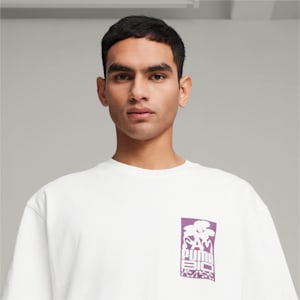 ユニセックス PUMA x PERKS AND MINI グラフィック 半袖 Tシャツ, PUMA White, extralarge-JPN
