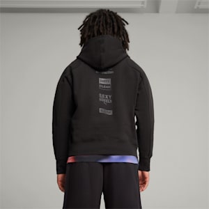 PUMA x PLEASURES Men's Hoodie, PUMA Black, extralarge