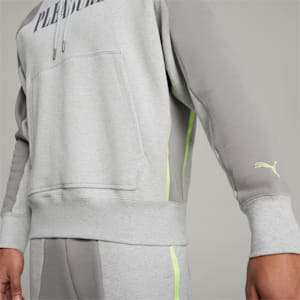 PUMA x PLEASURES Men's Hoodie, Light Gray Heather, extralarge