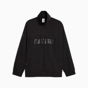 PUMA x PLEASURES Men's Jacket, PUMA Black, extralarge-IND
