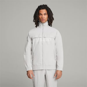 PUMA x PLEASURES Men's Jacket, Glacial Gray, extralarge