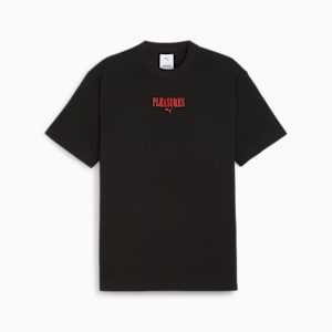 メンズ PUMA x PLEASURES グラフィック 半袖 Tシャツ, PUMA Black, extralarge-JPN