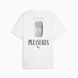 PUMA x PLEASURES Men's Graphic Tee, PUMA White, extralarge