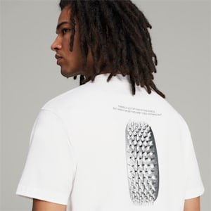 PUMA x PLEASURES Men's Graphic Tee, PUMA White, extralarge