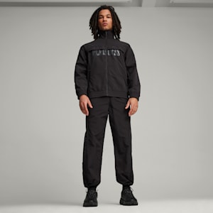 PUMA x PLEASURES Men's Track Pants, PUMA Black, extralarge-IND