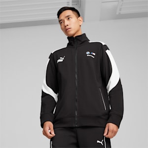 BMW M Motorsport MT7+ Men's Sweat Jacket, PUMA Black, extralarge-IND