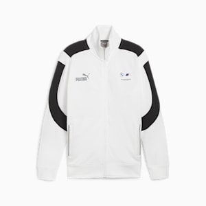 BMW M Motorsport MT7+ Men's Sweat Jacket, PUMA White, extralarge