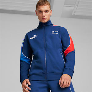 BMW M Motorsport MT7+ Men's Sweat Jacket, Pro Blue-M Color, extralarge