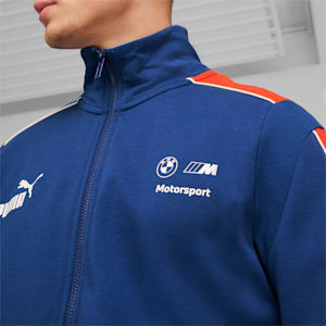 BMW M Motorsport MT7+ Men's Sweat Jacket, Pro Blue-M Color, extralarge