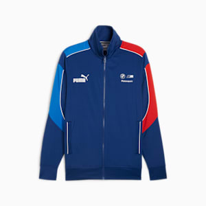 BMW M Motorsport Men's MT7+ Slim Fit Track Jacket, Pro Blue-M Color, extralarge-IND