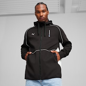 BMW M Motorsport Men's Hooded Motorsport Sweat Jacket, PUMA Black, extralarge-GBR