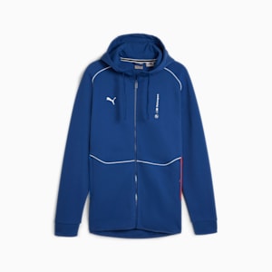 BMW M Motorsport Men's Hooded Motorsport Sweat Jacket, Pro Blue-M Color, extralarge