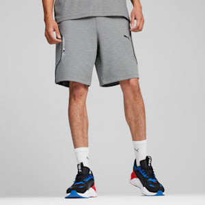 BMW M Motorsport Men's Motorsport Sweat Shorts, Medium Gray Heather, extralarge-IND