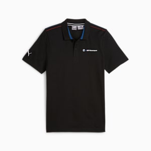 BMW M Motorsport Men's Jacquard Polo, PUMA Black, extralarge-IND