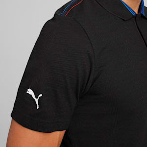 BMW M Motorsport Men's Jacquard Polo, PUMA Black, extralarge