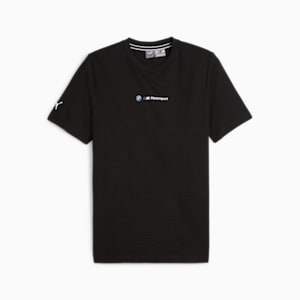 BMW M Motorsport Men's Jacquard T-shirt, PUMA Black, extralarge-IND