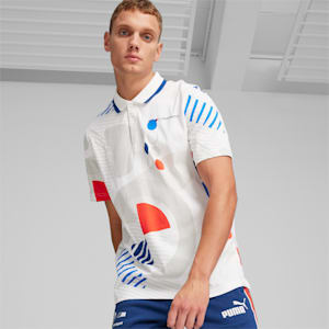 BMW M Motorsport Men's All-Over Print Polo, Cheap Jmksport Jordan Outlet whitegeorgia White-AOP, extralarge