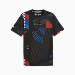 T-shirt à motif all-over BMW M Motorsport, PUMA Black-AOP, extralarge