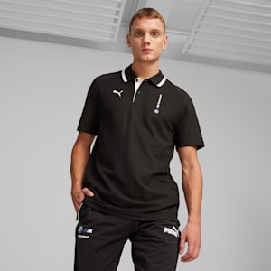 BMW M Motorsport Men's Motorsports Polo, PUMA Black, extralarge