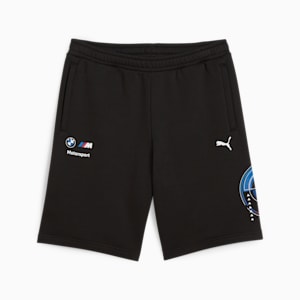 BMW M Motorsport Graphic Men's Motorsport Shorts, PUMA Black, extralarge