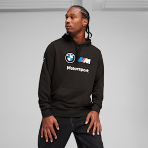 BMW MMS Men's Hoodie, PUMA Black, extralarge-IND